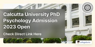 Calcutta University PhD Psychology Admission 2023 Open; Apply till September 15